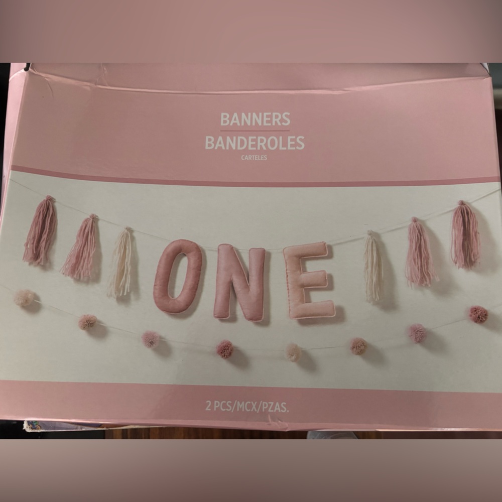 First birthday banner